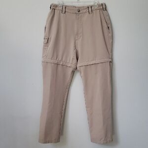 Redington Performance Pant Men's M Tan Convertible Cargo Gorpcore Hike Camp